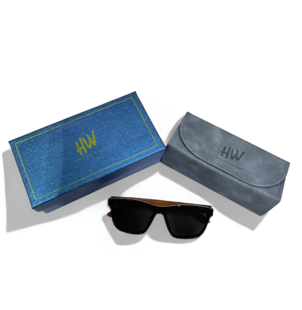 Men Wayfarer UV Protected Sunglasses Black