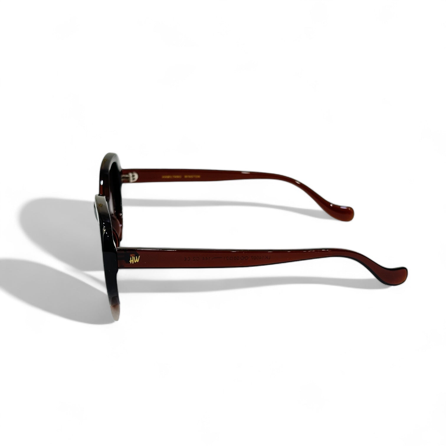 Women UV Protected Cat Eye Sunglasses Brown