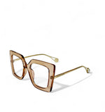 HW peach oversized womens optical