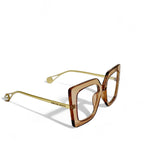 HW peach oversized womens optical