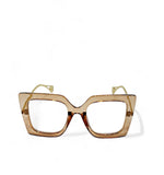 HW peach oversized womens optical