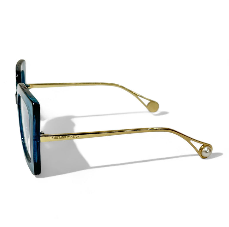 HW green womens oversized optical