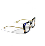HW oversized womens flowered optical