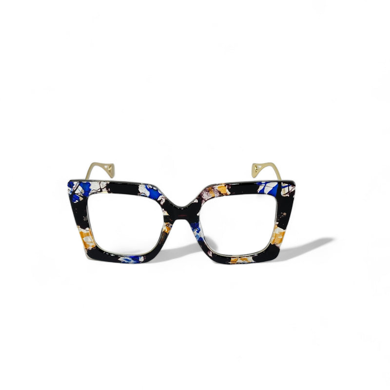 HW oversized womens flowered optical