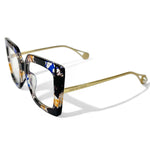 HW oversized womens flowered optical