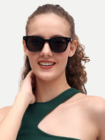 Black womens wayfarer sunglasses