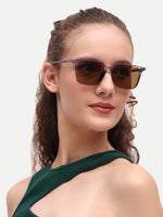 Brown wayfarer womens sunglasses
