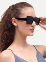 Black womens square sunglasses