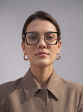 Supreme Lady Black Frame Transparent Women Optical Frame