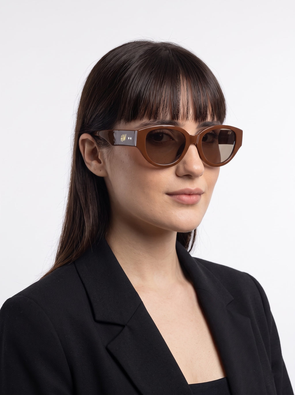 Winston Nocturne Mouve Cateye Women Sunglasses