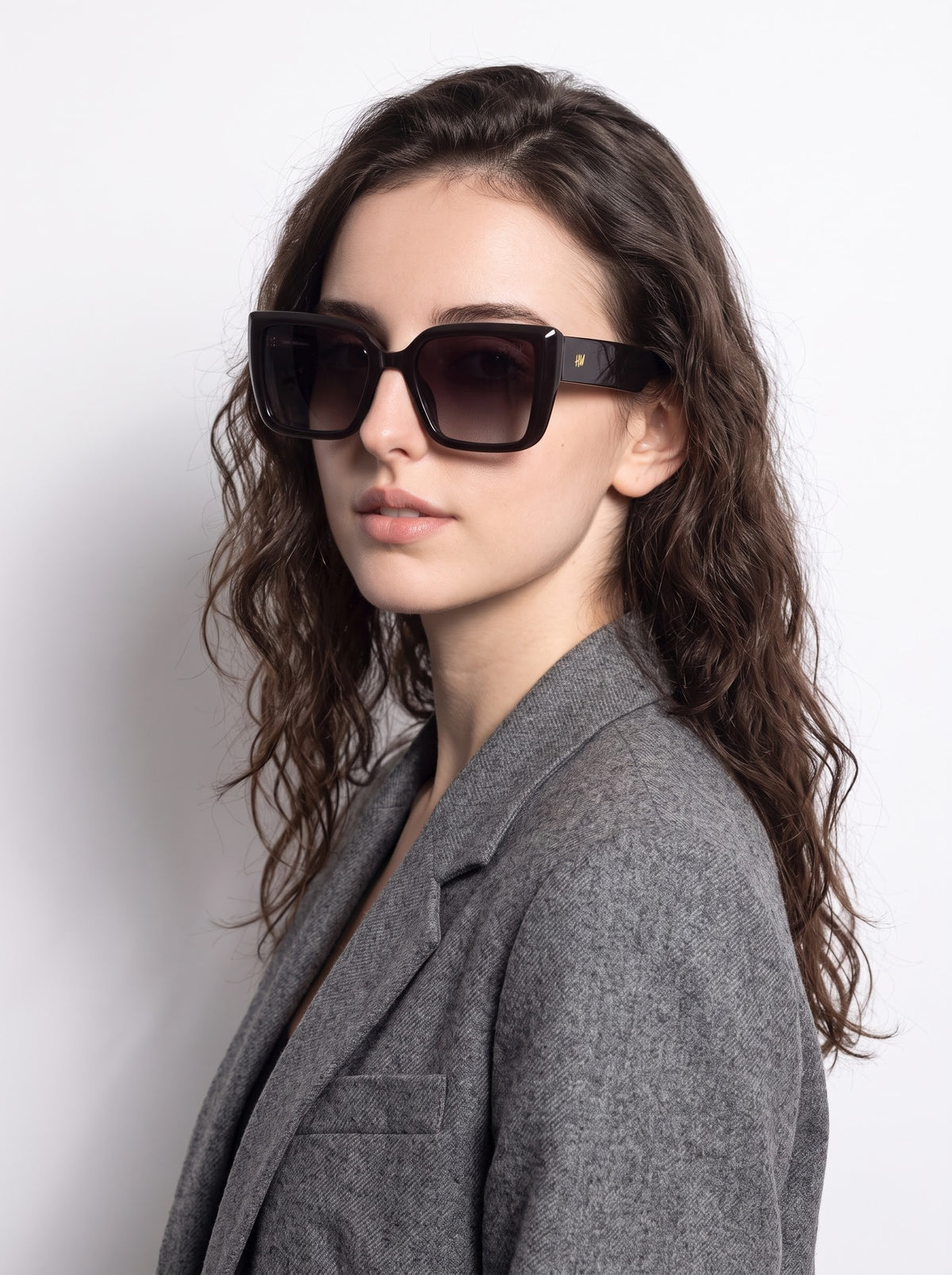 Imperium Shaded Black Square Women Sunglasses