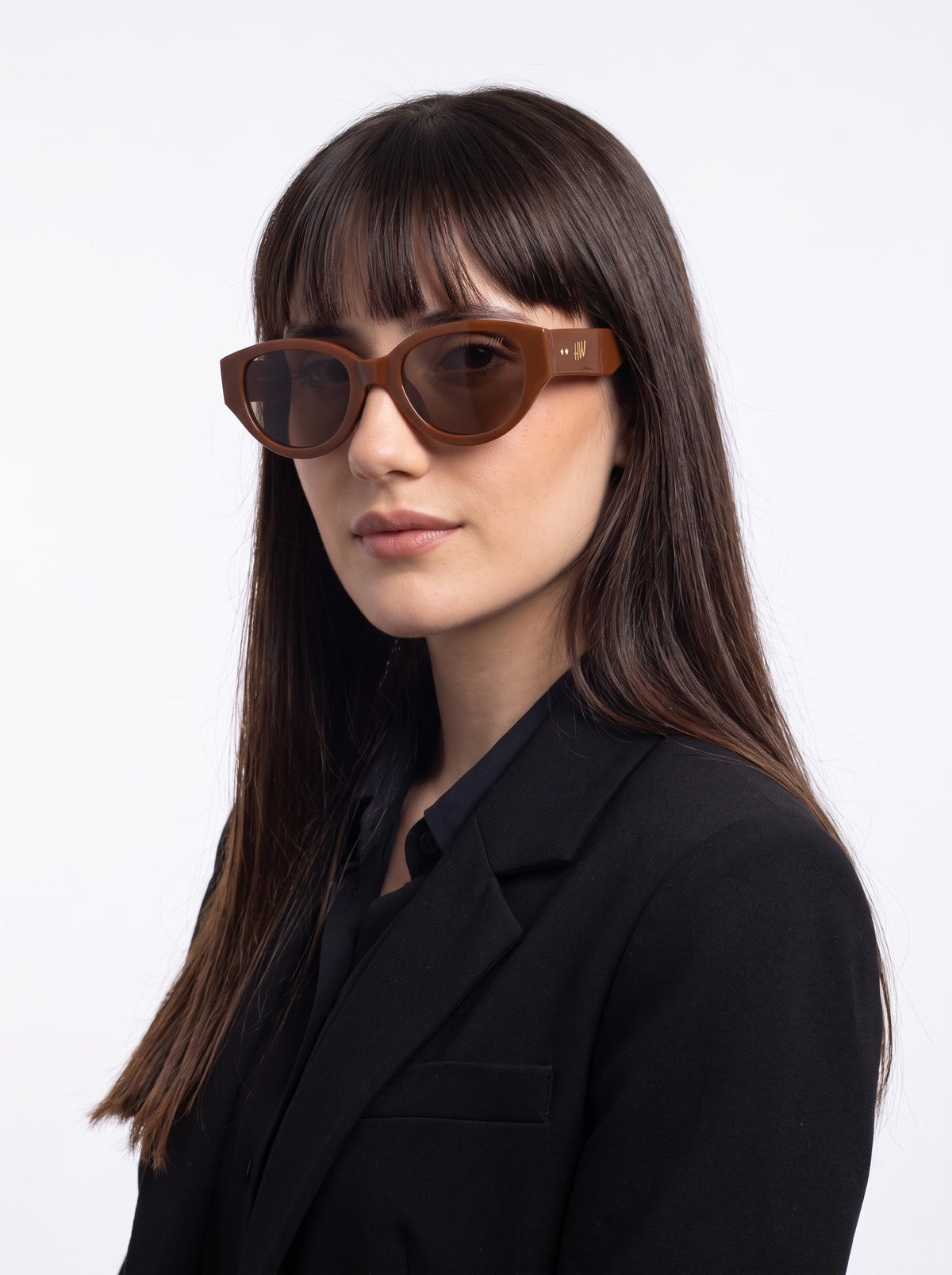 Winston Nocturne Mouve Cateye Women Sunglasses