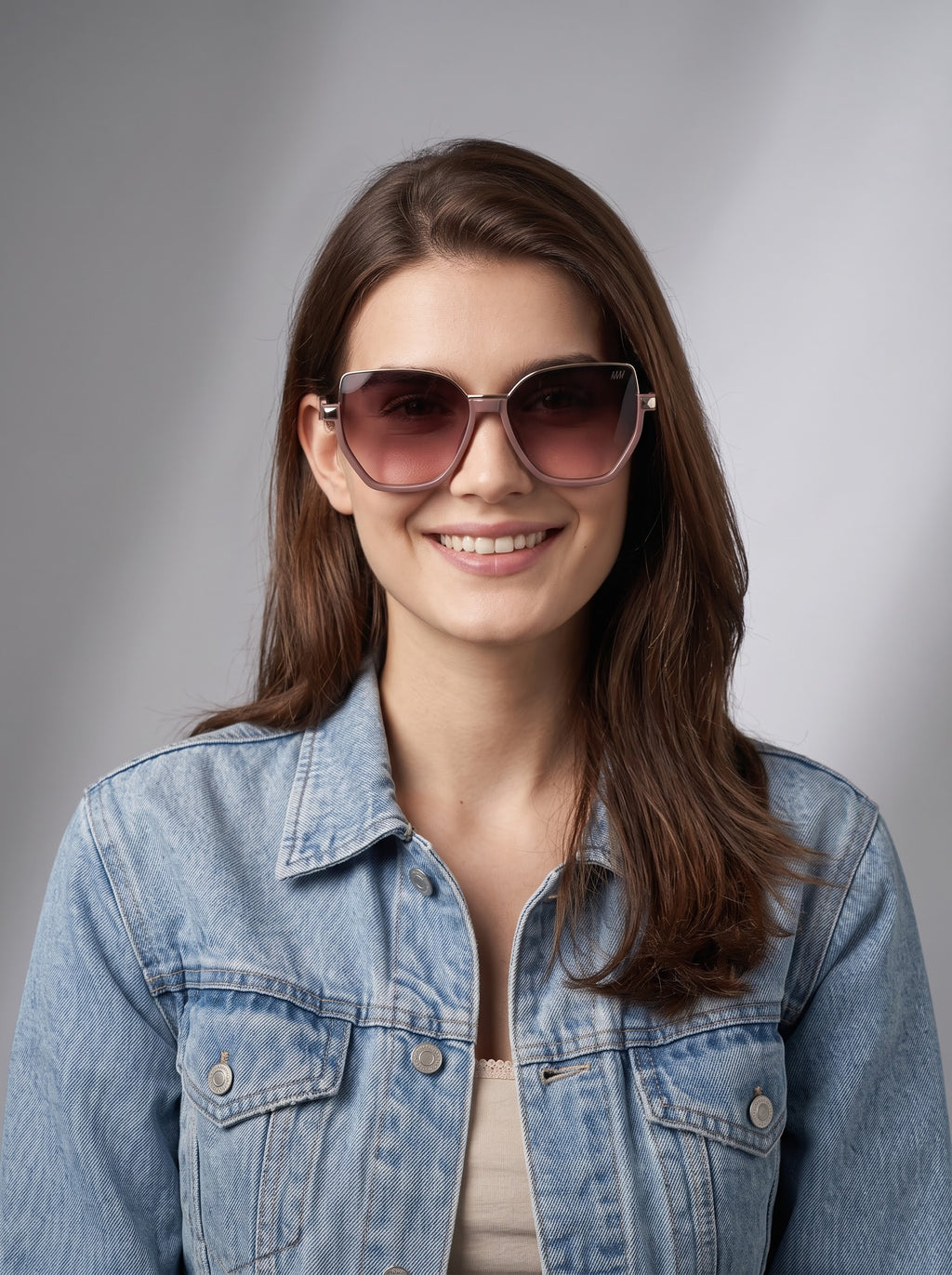 Lady Cateye Pink Sturdy Frame Women Sunglasses