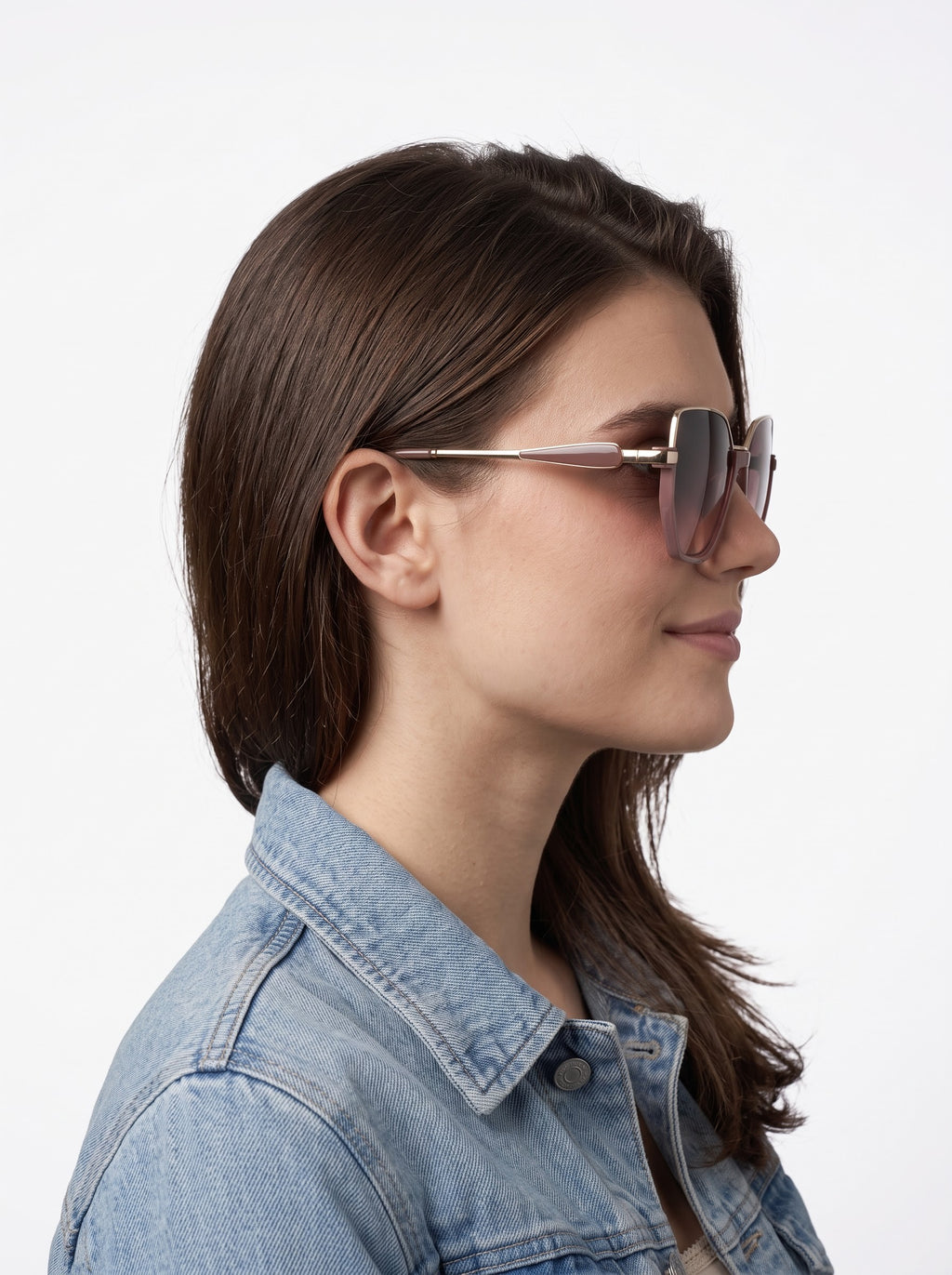 Lady Cateye Pink Sturdy Frame Women Sunglasses