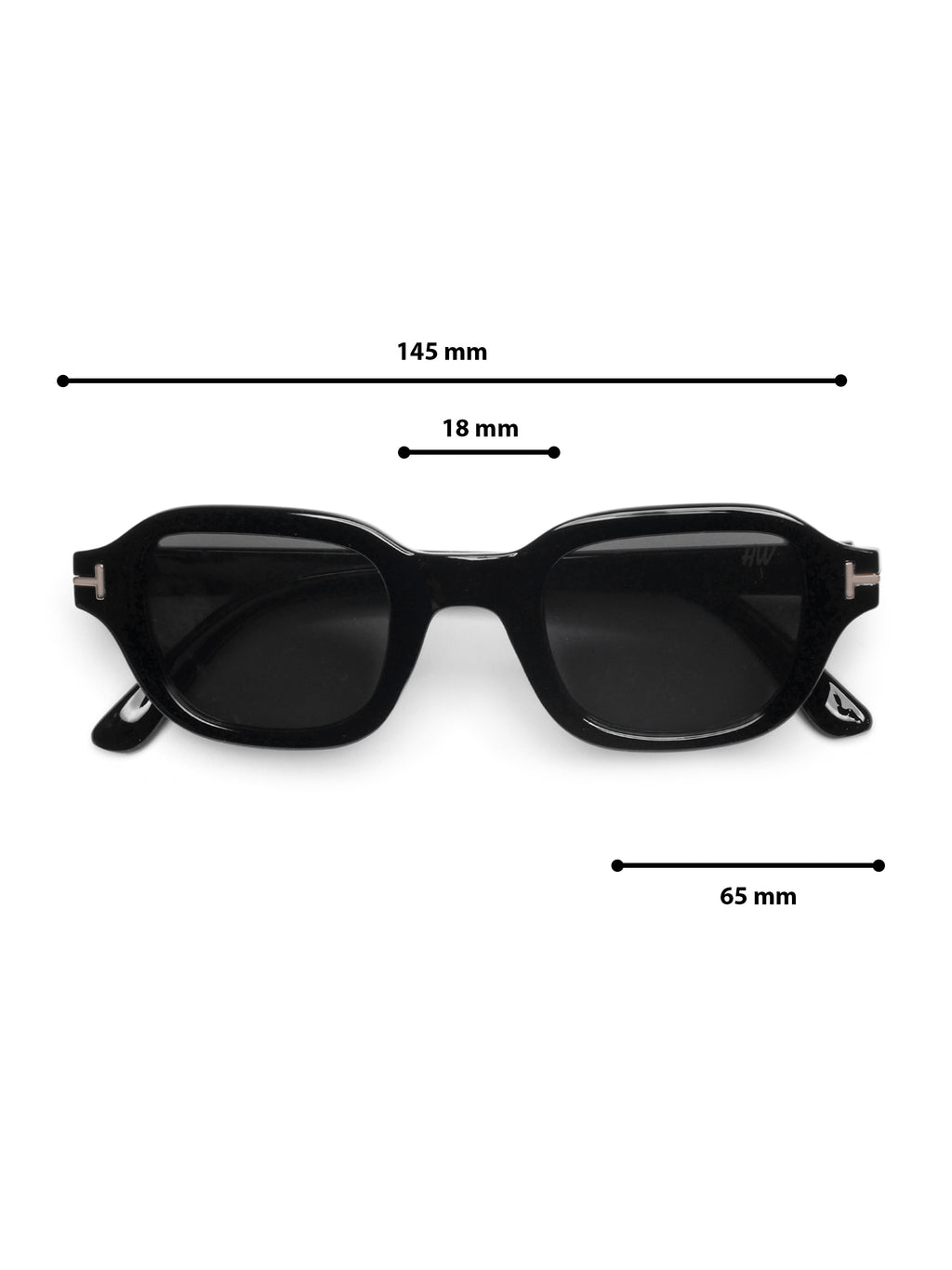 Supreme Black Uv-Protected Men Sunglasses