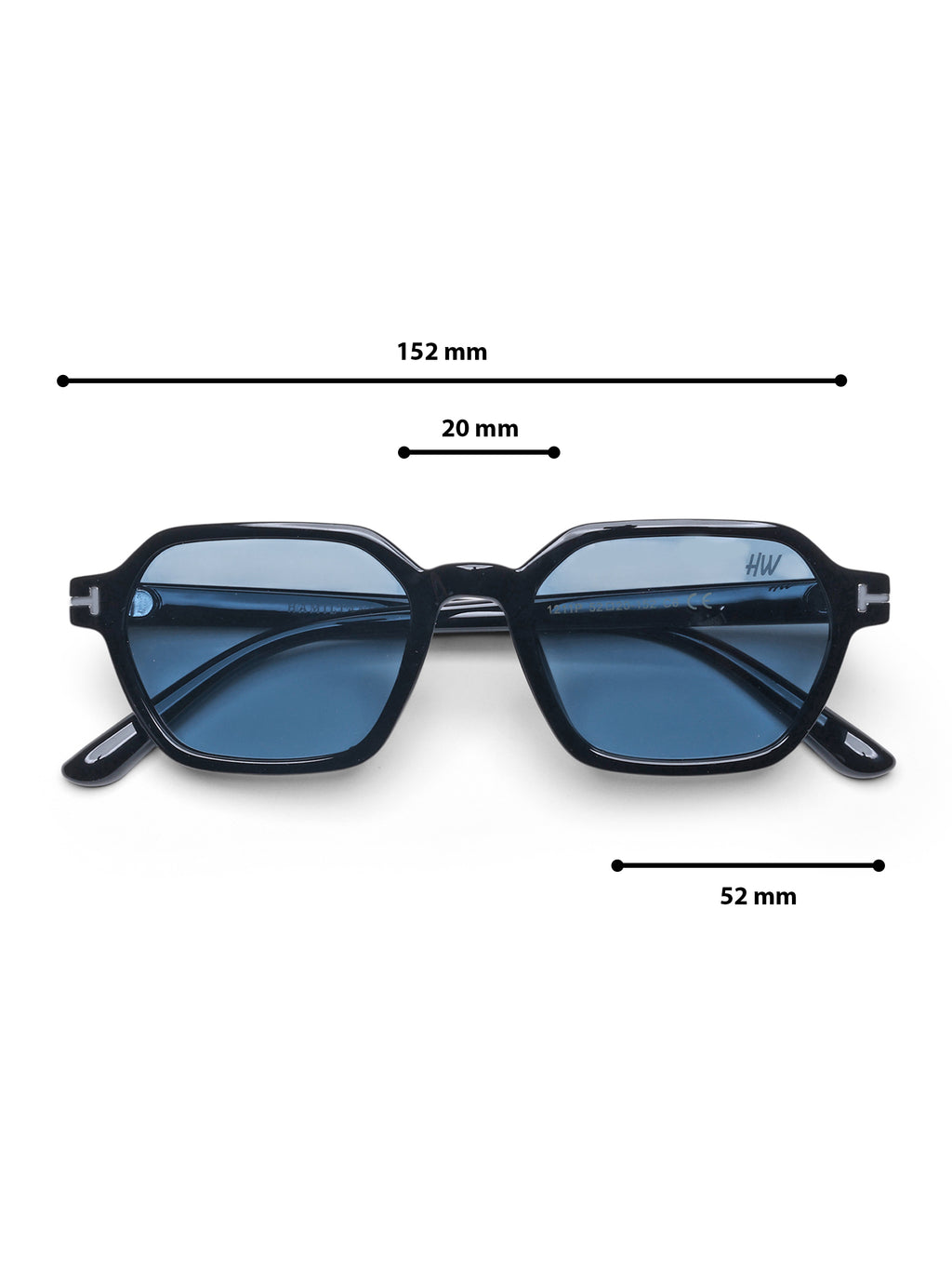 Galaxy Blue Uv-Protected Men Sunglasses