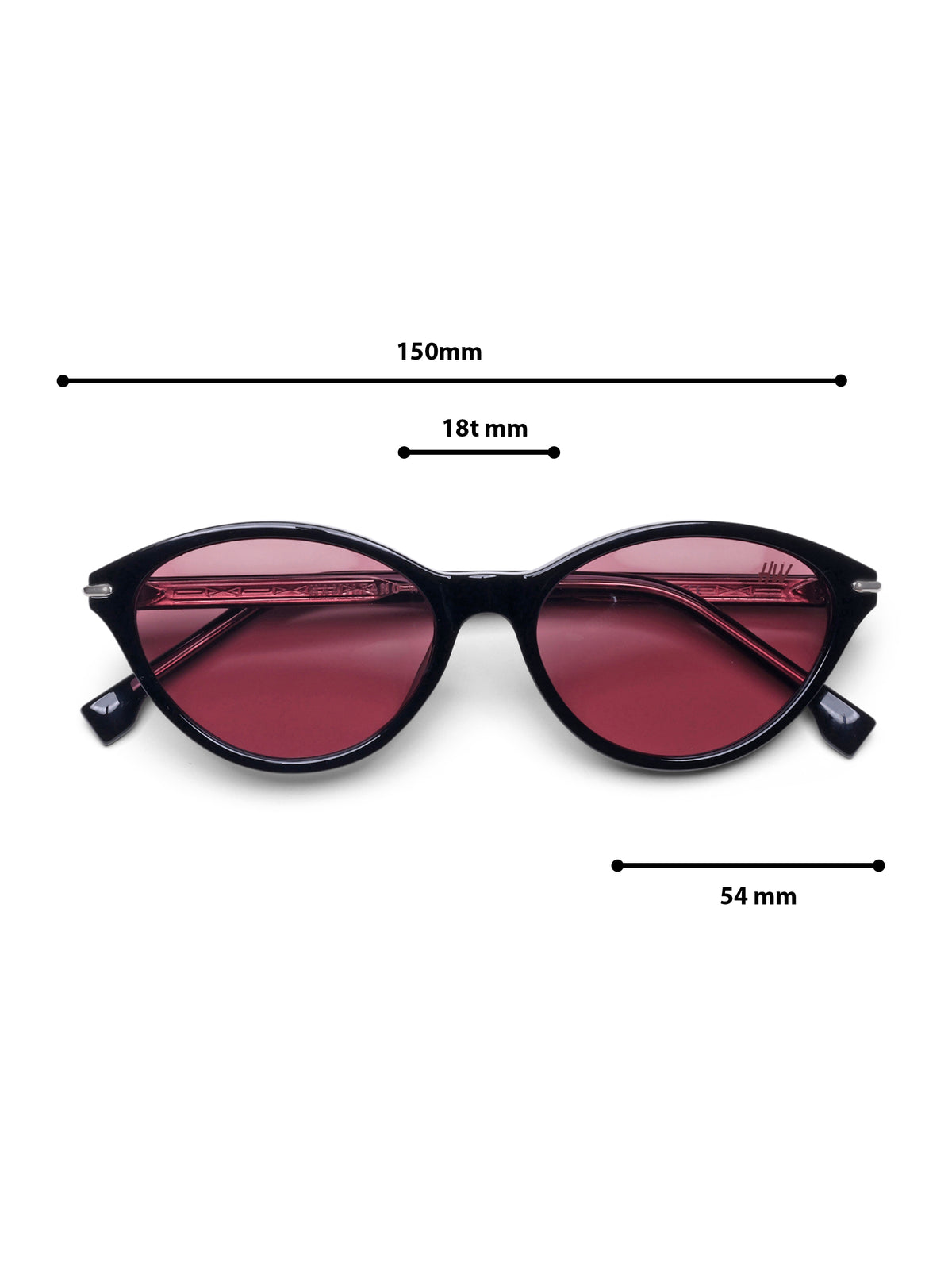 Ruby Red Cat-Eye Women Sunglasses