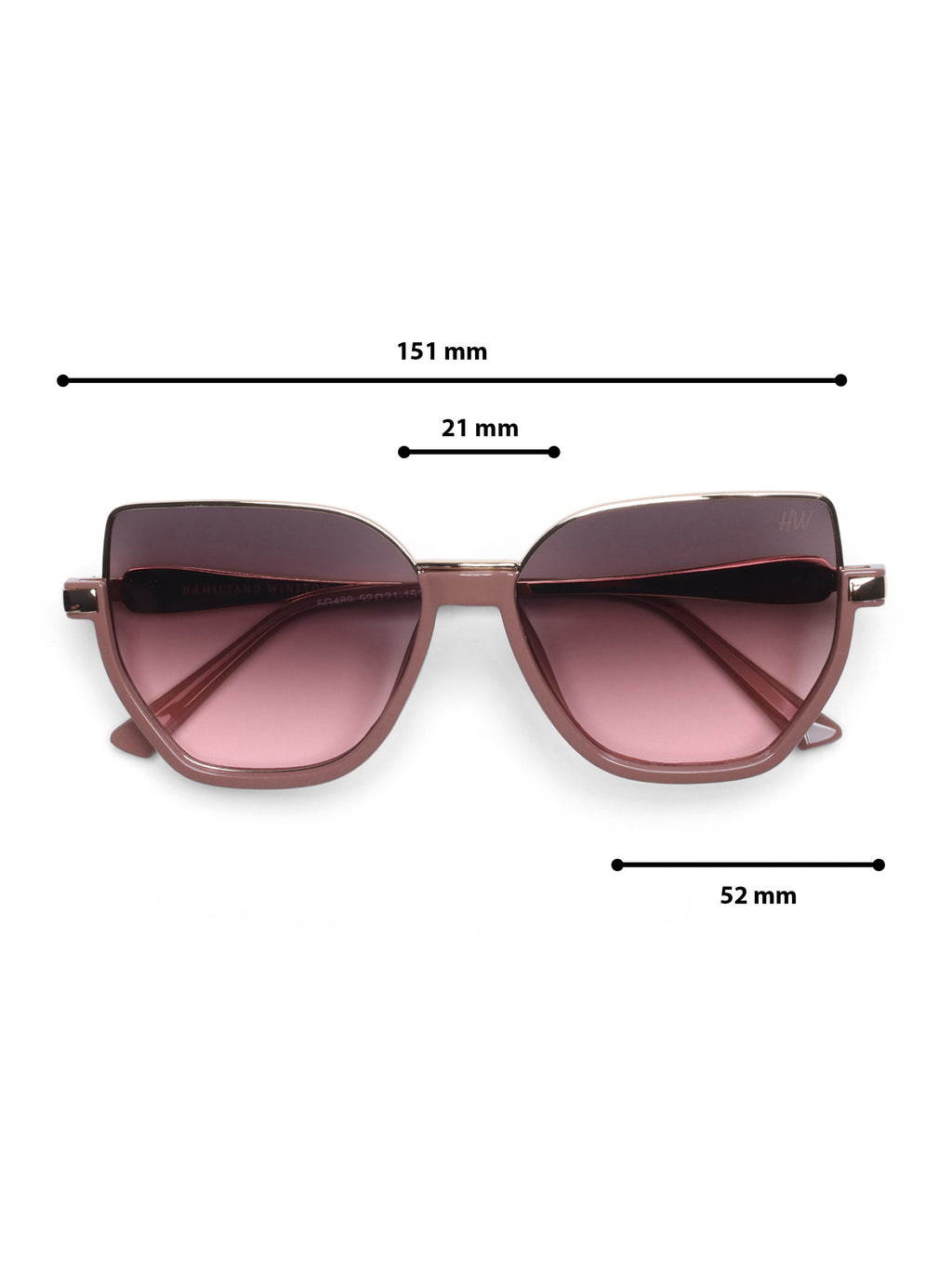 Lady Cateye Pink Sturdy Frame Women Sunglasses
