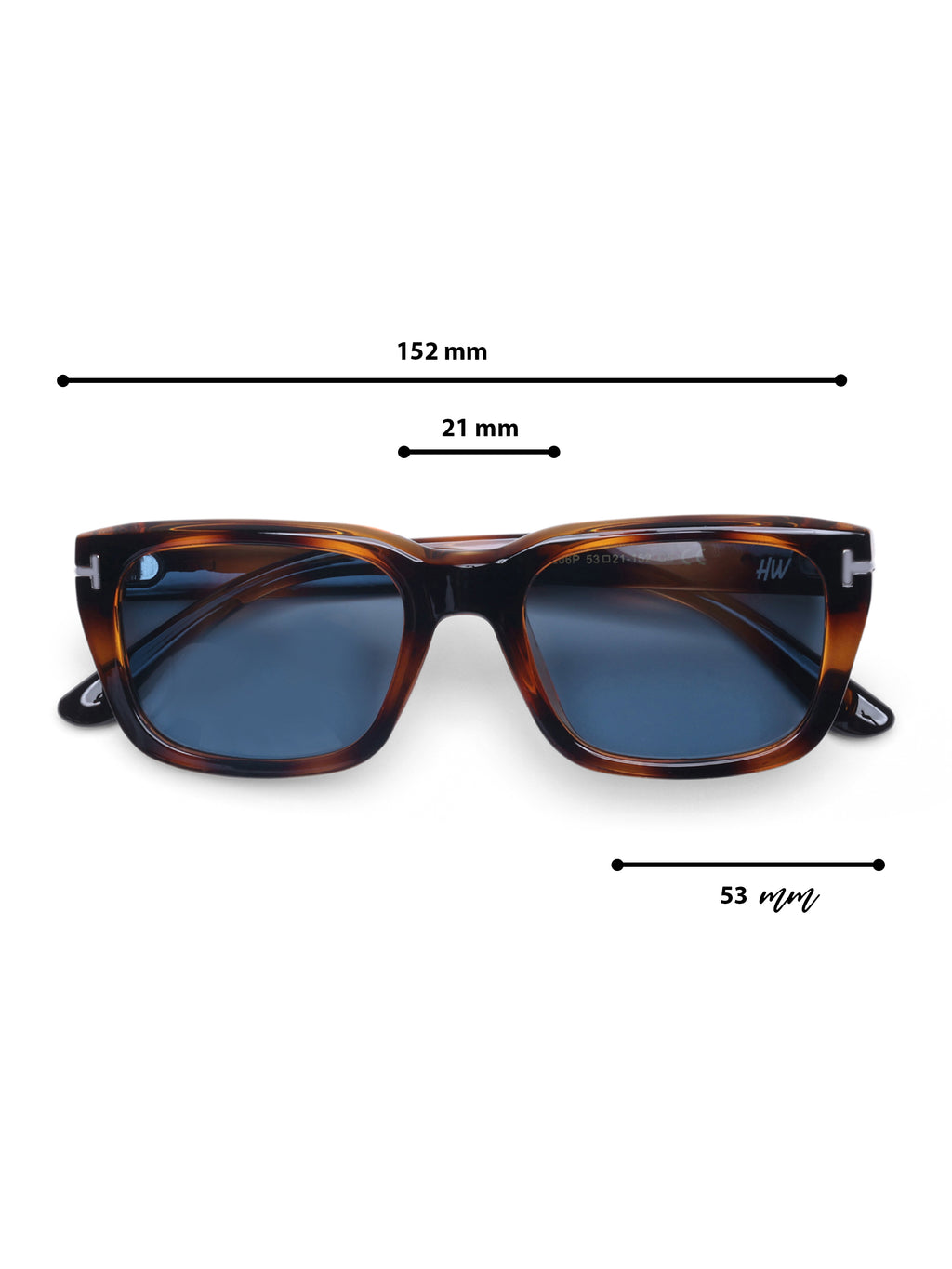 Luxe Leopard Blue Uv-Protected Women Sunglasses
