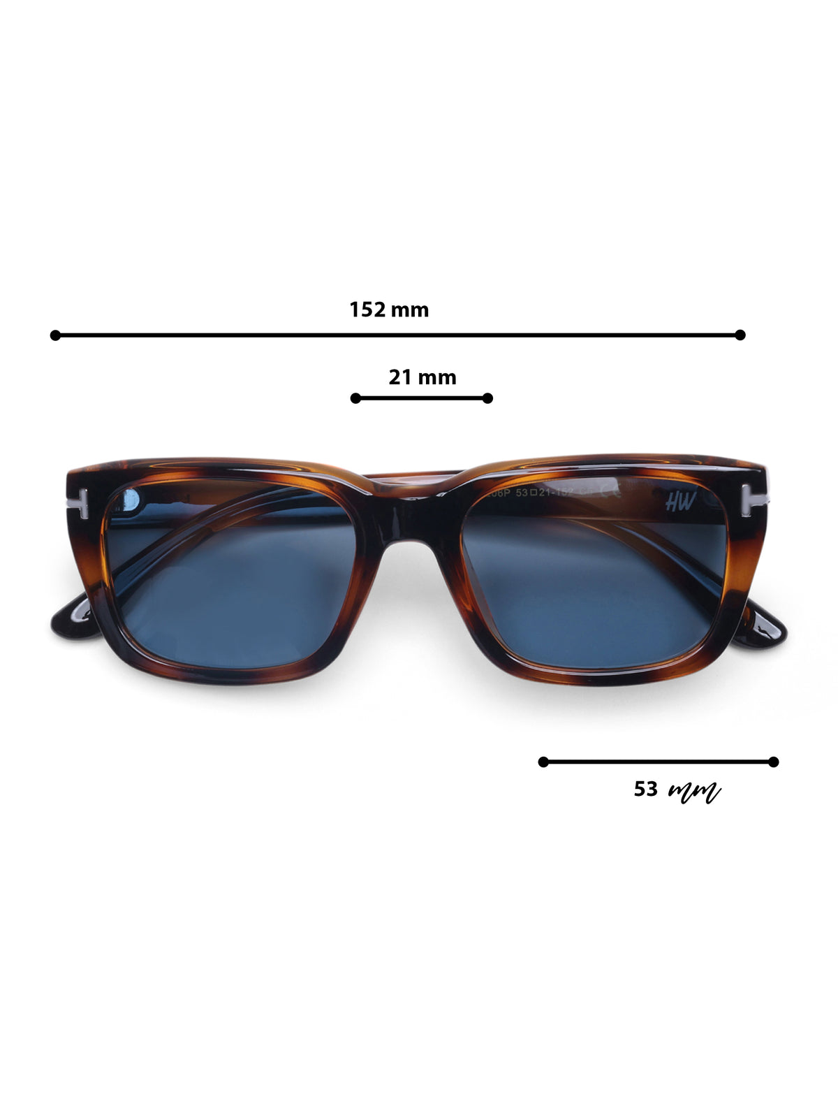 Luxe Leopard Blue Uv-Protected Women Sunglasses