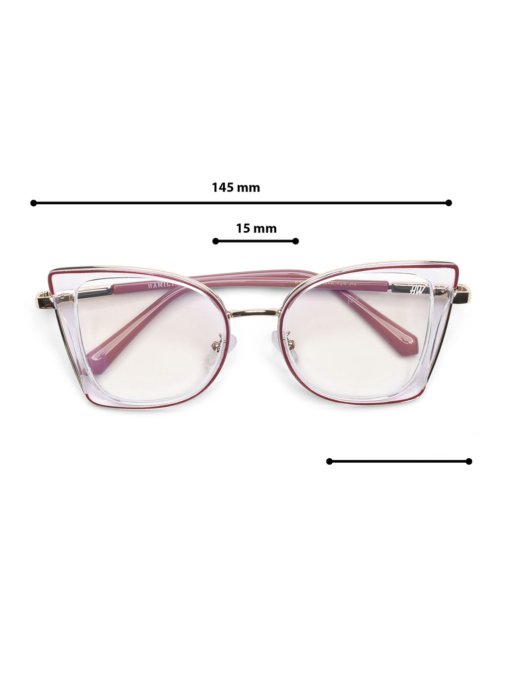 Supreme Pink Transparent Women Optical Frame