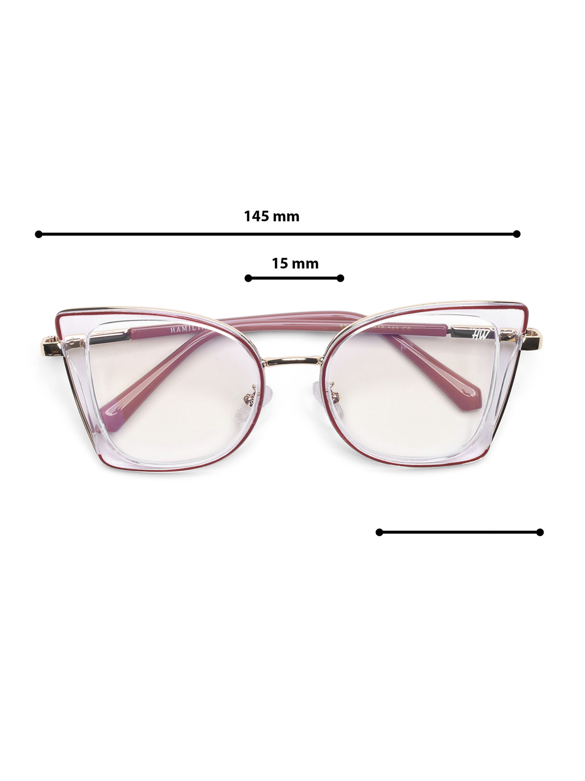 Supreme Pink Transparent Women Optical Frame