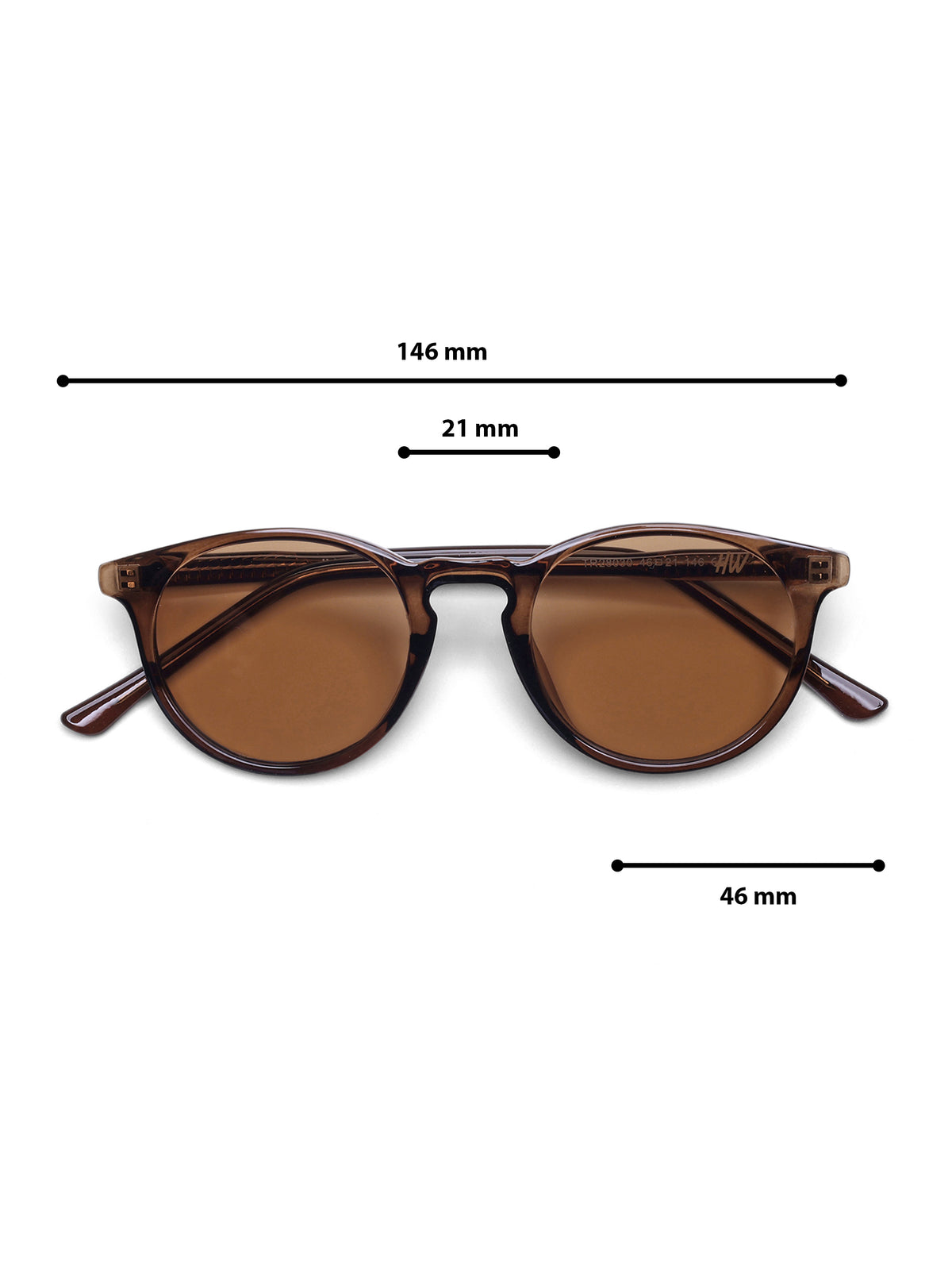 Echelon Pento Shaped Peach Women Sunglasses
