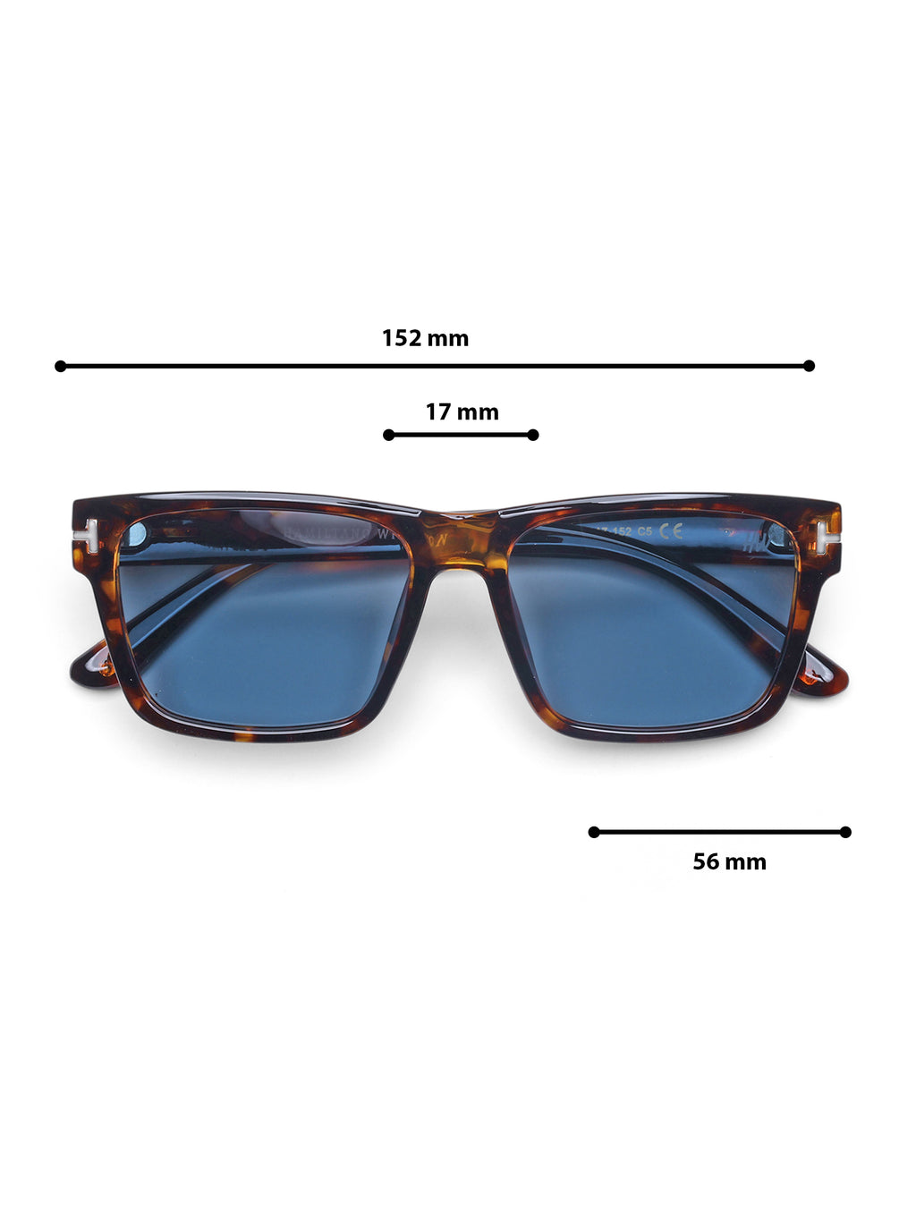 Trending Blue Wayfarer Men Sunglasses