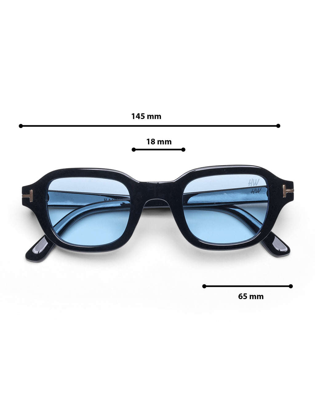 Supreme Blue Men Wayfarer Sunglasses