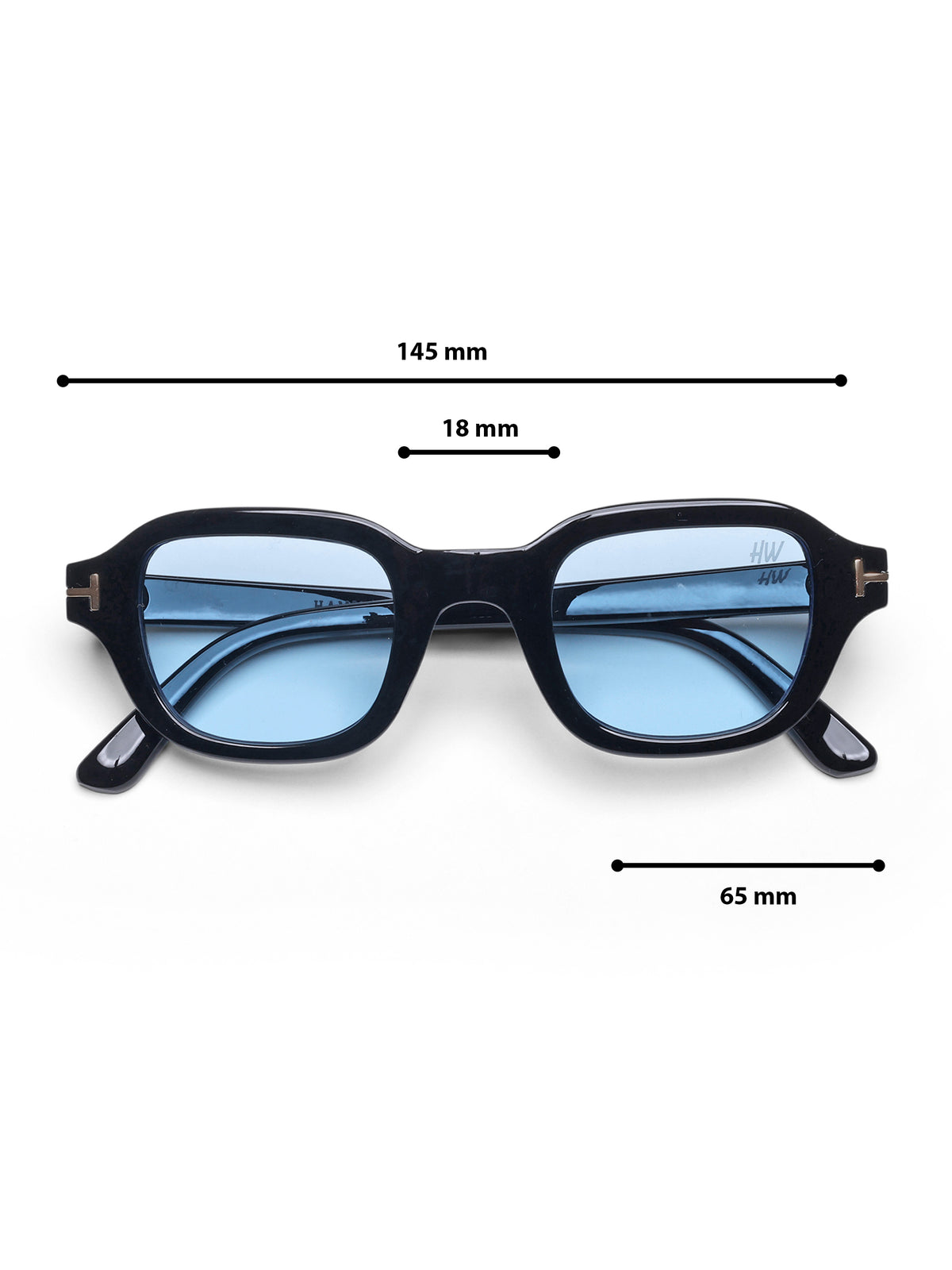 Supreme Blue Men Wayfarer Sunglasses