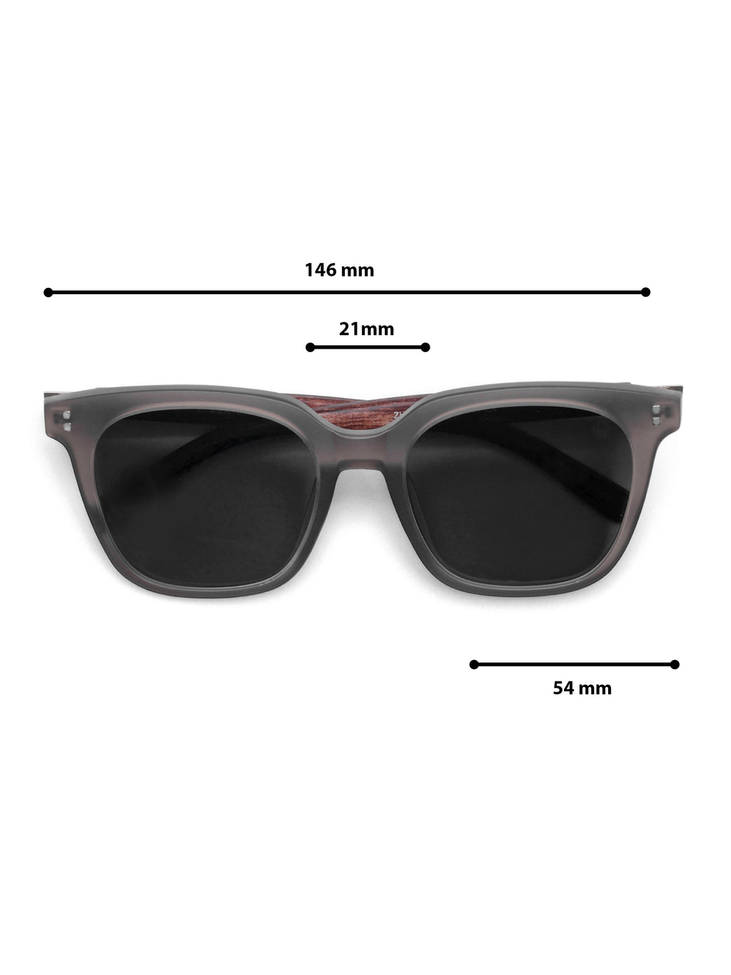 Pento Grey Woody Women Sunglasses