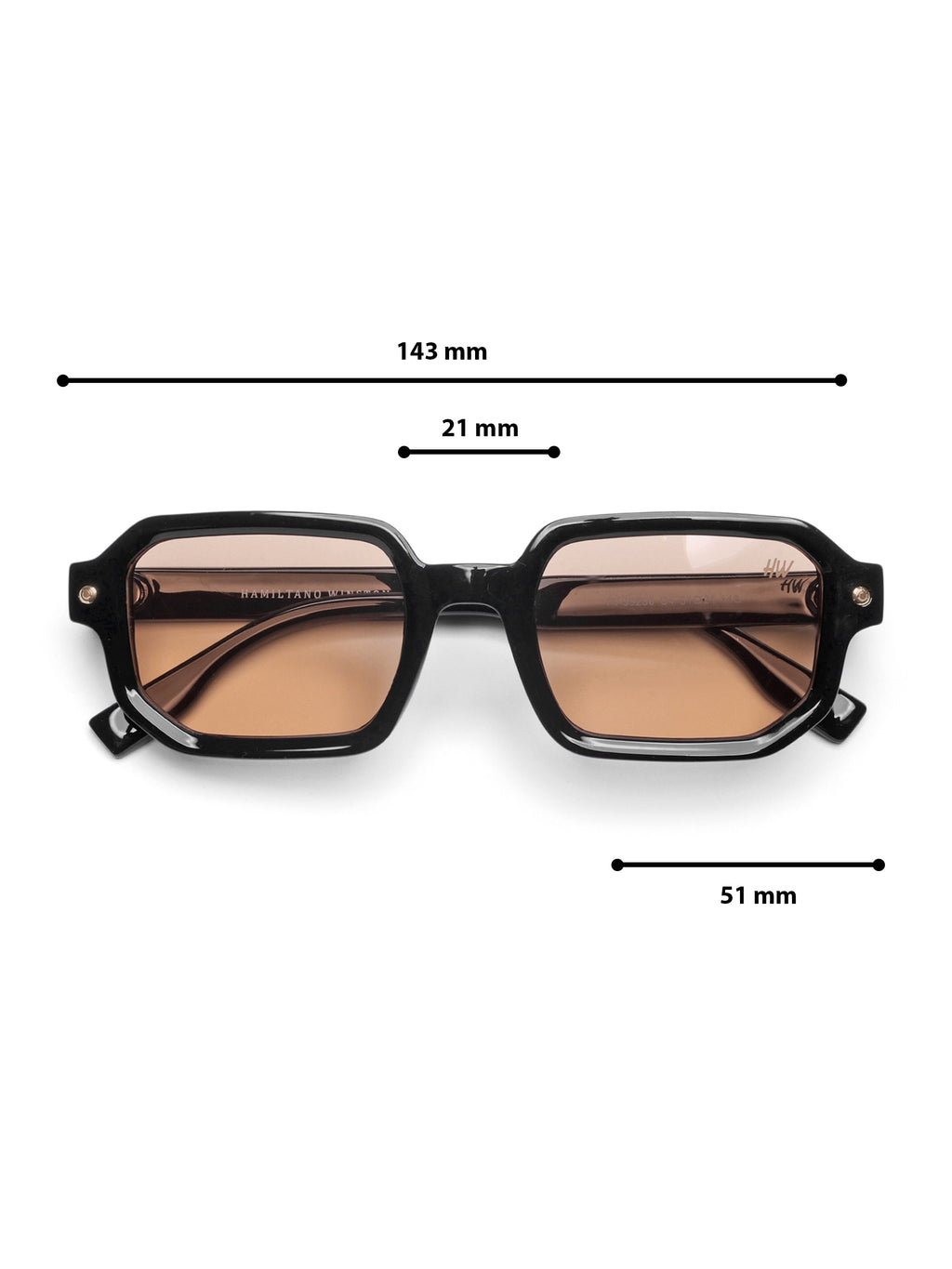 High On Trend Black Peach Women Sunglasses